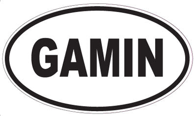 GAMIN - Oval Sticker