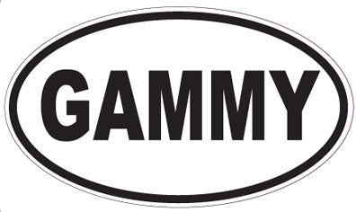 GAMMY - Oval Sticker