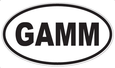 GAMM - Oval Magnet