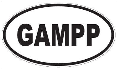 GAMPP - Oval Magnet
