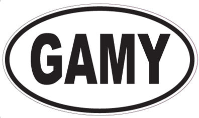 GAMY - Oval Sticker