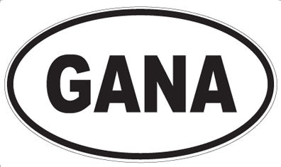GANA - Oval Magnet