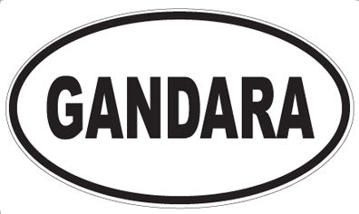 GANDARA - Oval Sticker