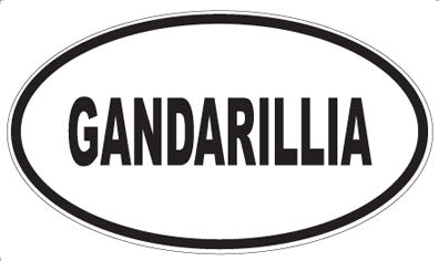 GANDARILLIA - Oval Magnet