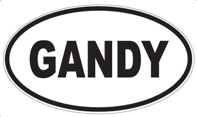 GANDY - Oval Magnet