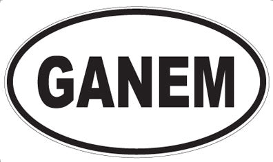 GANEM - Oval Magnet