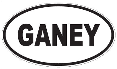GANEY - Oval Magnet