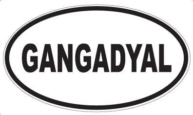 GANGADYAL - Oval Sticker