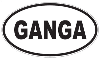 GANGA - Oval Magnet