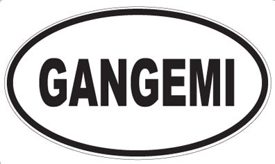 GANGEMI - Oval Magnet