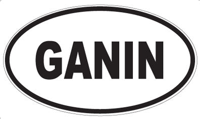 GANIN - Oval Magnet