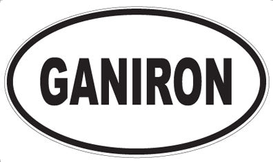 GANIRON - Oval Magnet
