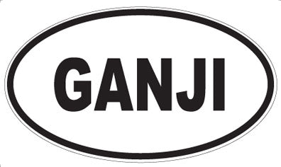 GANJI - Oval Magnet