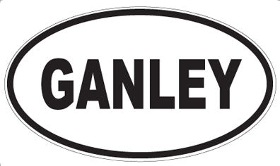 GANLEY - Oval Sticker