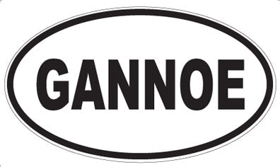 GANNOE - Oval Magnet