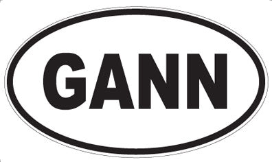 GANN - Oval Magnet