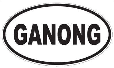 GANONG - Oval Magnet