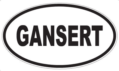 GANSERT - Oval Magnet