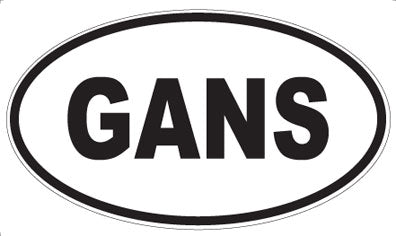 GANS - Oval Magnet