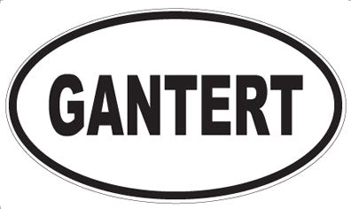 GANTERT - Oval Magnet