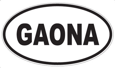GAONA - Oval Magnet