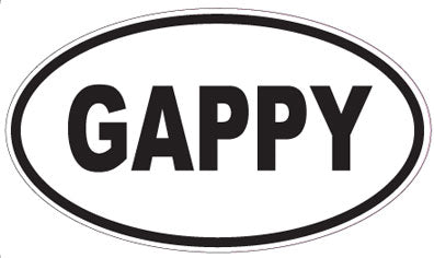 GAPPY - Oval Magnet