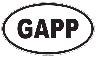 GAPP - Oval Magnet