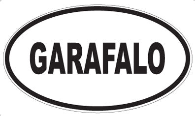 GARAFALO - Oval Sticker
