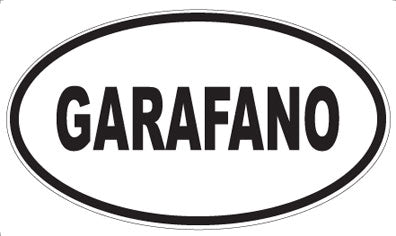 GARAFANO - Oval Sticker