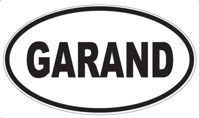 GARAND - Oval Magnet