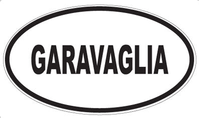 GARAVAGLIA - Oval Sticker