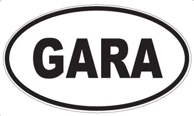 GARA - Oval Magnet