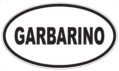 GARBARINO - Oval Magnet