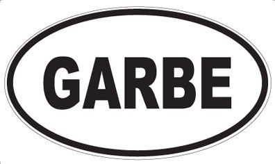 GARBE - Oval Magnet