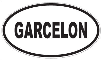 GARCELON - Oval Sticker