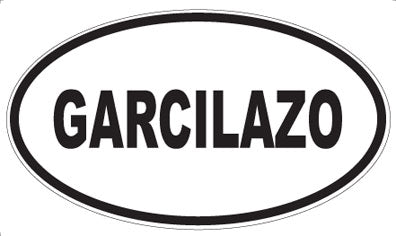 GARCILAZO - Oval Magnet