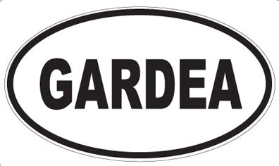 GARDEA - Oval Sticker