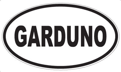 GARDUNO - Oval Magnet