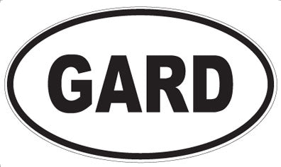 GARD - Oval Magnet