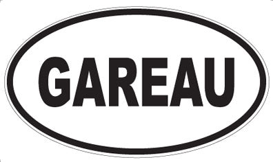 GAREAU - Oval Magnet