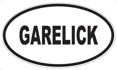 GARELICK - Oval Sticker