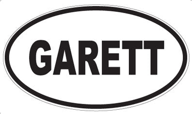 GARETT - Oval Magnet