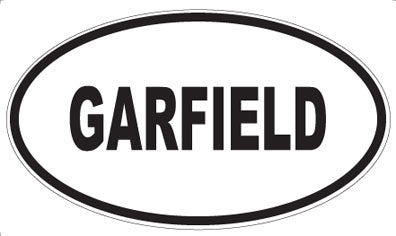 GARFIELD - Oval Magnet