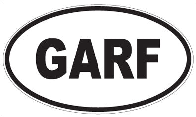 GARF - Oval Magnet