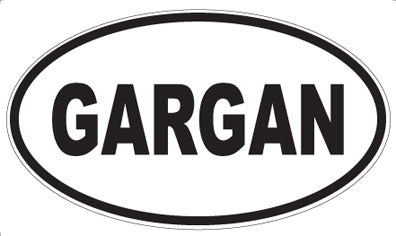 GARGAN - Oval Magnet
