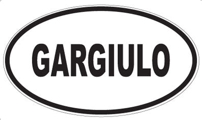 GARGIULO - Oval Sticker
