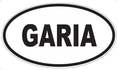 GARIA - Oval Magnet