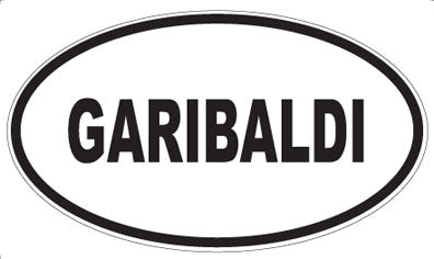 GARIBALDI - Oval Magnet