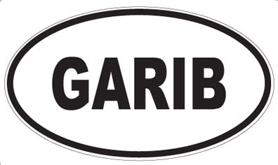 GARIB - Oval Magnet