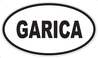 GARICA - Oval Sticker